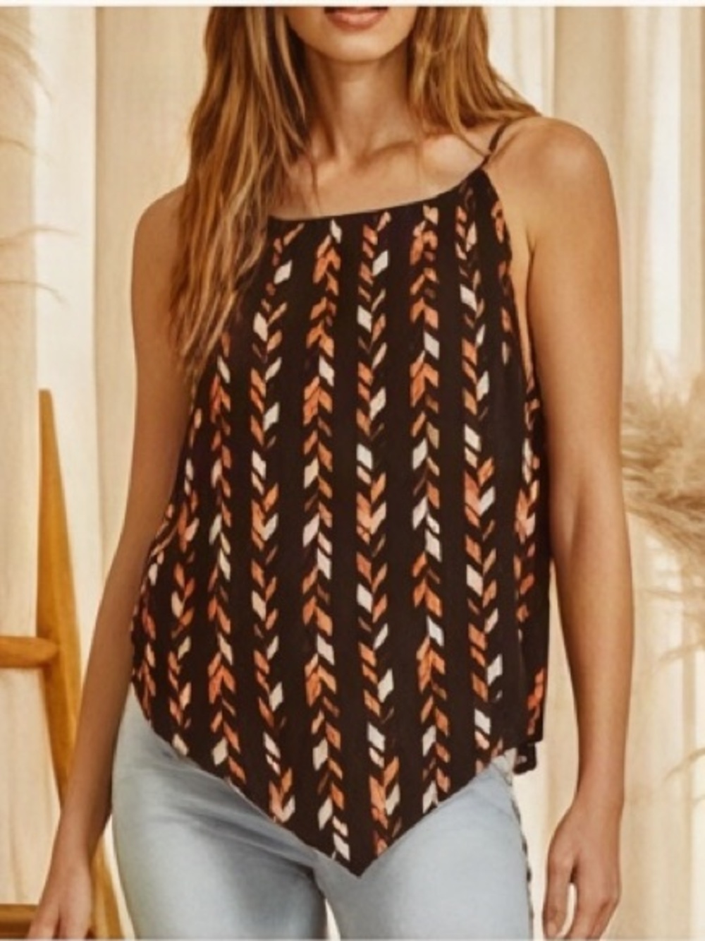 Savanna Jane Women's Patterned Tank Top